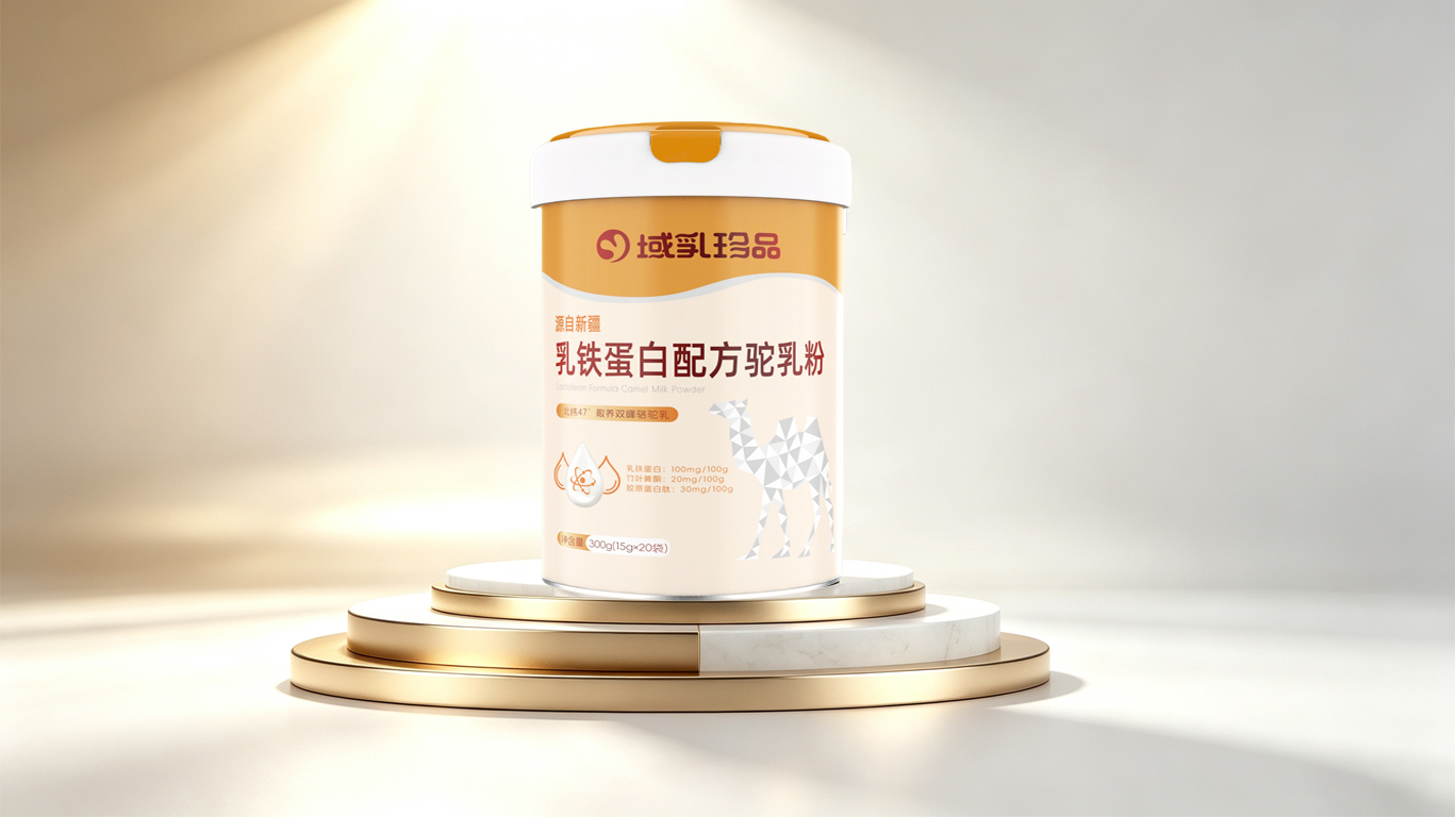 乳铁蛋白配方驼乳粉 · 100mg/100g